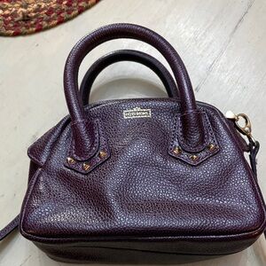 Henri Bendel Dark Purple Satchel